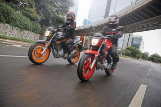 Porta de entrada na linha CB e nº1 em vendas desde seu lançamento, a Twister é a única moto de sua categoria a oferecer opções de frenagem CBS ou ABS.
